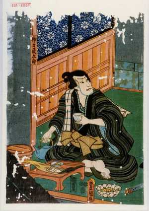 Japanese Print "「神力民五郎」" by Utagawa Toyokuni III, 歌川豊国〈3〉 (豊国〈3〉)