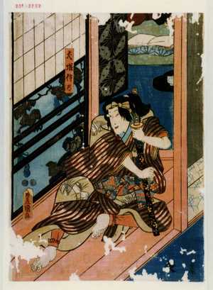 Utagawa Kunisada: 「犬塚信乃」 - Waseda University Theatre Museum