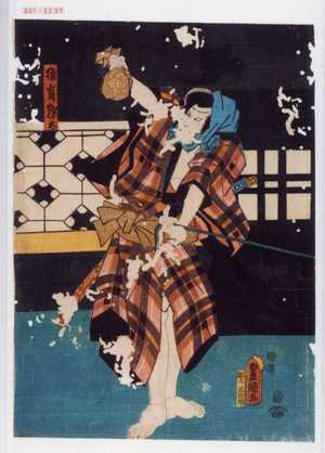 Utagawa Toyokuni III, 歌川豊国〈3〉 (豊国〈3〉)による浮世絵「「猿嶋惣太」」