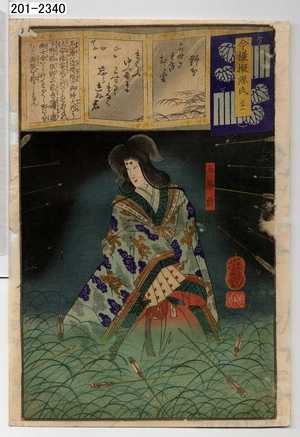 Ochiai Yoshiiku: 「今様擬源氏 二十八」「玉藻前」 - Waseda University Theatre Museum