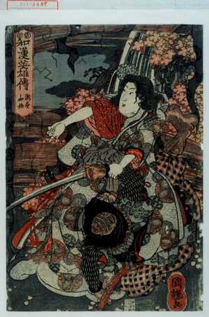 Utagawa Kuniteru: 「和漢英雄伝 瀧夜しや姫」 - Waseda University Theatre Museum