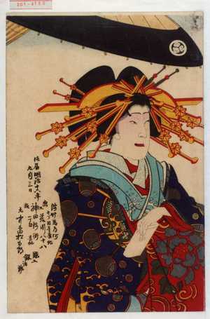 Toyohara Kunichika: − - Waseda University Theatre Museum