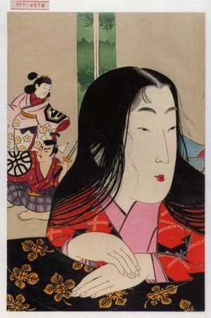 Japanese Print "−" by Kobayashi Kiyochika, 小林清親 (清親)