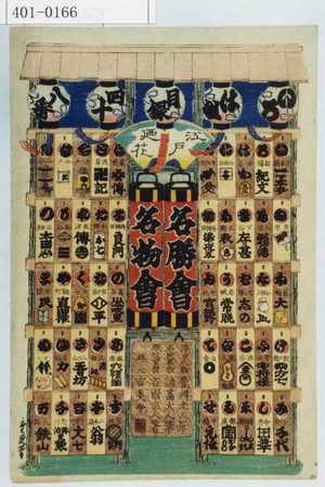 Kitao Shigemasa: 「いろは組 目録四十八番」「江戸の花」「名勝会 名物会」 - Waseda University Theatre Museum