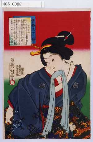 Toyohara Kunichika: - Waseda University Theatre Museum