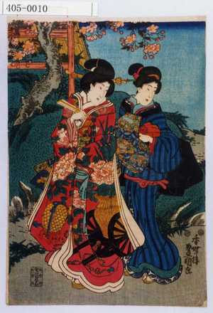 Unbetitelter japanischer Druck von Utagawa Toyokuni III, 歌川豊国〈3〉 (豊国〈3〉)