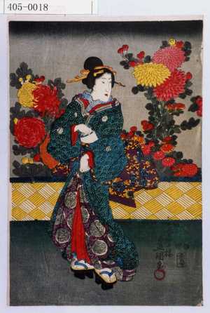 Unbetitelter japanischer Druck von Utagawa Toyokuni III, 歌川豊国〈3〉 (豊国〈3〉)