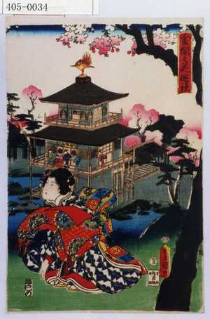 Unbetitelter japanischer Druck von Utagawa Toyokuni III, 歌川豊国〈3〉 (豊国〈3〉)