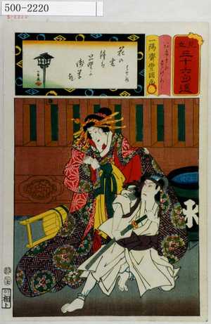 Japanese Print "「見立三十六句選」「あげまき すけろく」" by Utagawa Toyokuni III, 歌川豊国〈3〉 (豊国〈3〉)