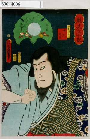 Utagawa Kunisada: 「魁見立十翫」「十かんの内 辛」「俊寛嶋物語 中村芝翫」 - Waseda University Theatre Museum