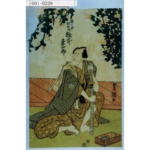 Utagawa Toyokuni I: 「羽生や助四郎 松本幸四郎」 - Waseda University Theatre Museum