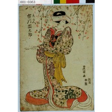 Utagawa Toyokuni I: 「尾のへ 市川団之助」 - Waseda University Theatre Museum