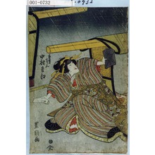 Utagawa Toyokuni I: 「芸者の小まん 中村松江」 - Waseda University Theatre Museum