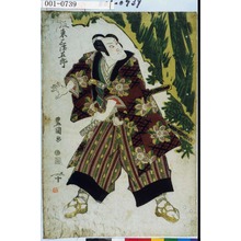 Utagawa Toyokuni I: 「坂東三津五郎」 - Waseda University Theatre Museum