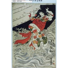 Utagawa Toyokuni I: 「高尾 尾上松助」 - Waseda University Theatre Museum