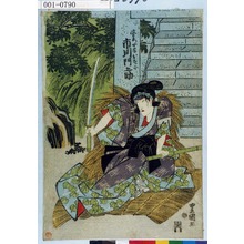 Utagawa Toyokuni I: 「政右衛門女房おたに 市川門之助」 - Waseda University Theatre Museum