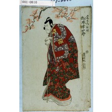 Utagawa Toyokuni I: 「工藤左衛門祐経 松本幸四郎」 - Waseda University Theatre Museum
