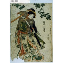 Utagawa Toyokuni I: 「岩井半四郎」 - Waseda University Theatre Museum