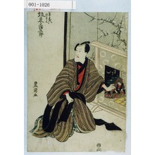 Utagawa Toyokuni I: 「[城]木や手代次郎兵へ 坂東三津五郎」 - Waseda University Theatre Museum