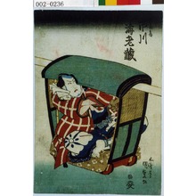 Utagawa Kunisada: 「[幡随]長兵衛 市川海老蔵 - Waseda University Theatre Museum