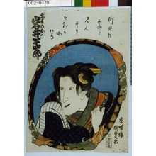 Utagawa Kunisada: 「土手のお六 岩井半四郎」 - Waseda University Theatre Museum