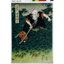 Utagawa Kunisada: 「白井権八 岩井杜若」 - Waseda University Theatre Museum