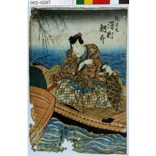 Utagawa Kunisada: 「松若丸 沢村訥升」 - Waseda University Theatre Museum
