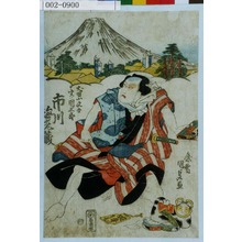 日本版画 "「犬田小文吾実ハ団三郎 市川海老蔵」" 由 Utagawa Kunisada, 歌川国貞 (国貞〈1〉) 创作