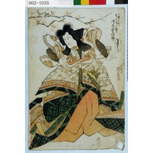 Utagawa Kunisada: 「小野ノ小町実ハこれ高親王 浅尾勇次郎」 - Waseda University Theatre Museum