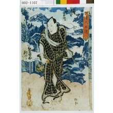 Utagawa Kunisada: 「俳優六玉顔」「[紀]の国名所 [高]野ノ玉川」「紀の国屋訥升」 - Waseda University Theatre Museum