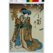 Utagawa Kunisada: 「乙女前 玉三郎改 坂東しうか」 - Waseda University Theatre Museum