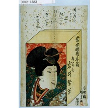 Utagawa Kunisada: 「当世俳優香箱」「牛若丸 岩井紫若」 - Waseda University Theatre Museum