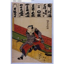 Estampe japonaise "「坂東簑作」" par Utagawa Kunisada, 歌川国貞 (国貞〈1〉)