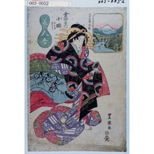 Utagawa Toyoshige: 「美人合」「倉田屋内 小晒し 小てる 小てう」 - Waseda University Theatre Museum