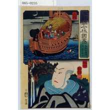 Utagawa Kuniyoshi: 「江都錦今様国尽」「毛剃九右衛門 苅萱道心」「長門」「紀伊」 - Waseda University Theatre Museum