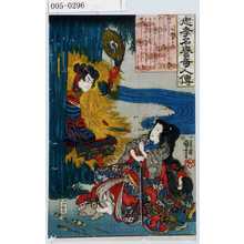 Utagawa Kuniyoshi: 「忠孝名誉奇人伝」「八丁礫喜平治」 - Waseda University Theatre Museum