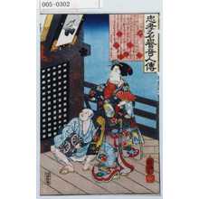 Utagawa Kuniyoshi: 「忠孝名誉奇人伝」「小式部内侍」 - Waseda University Theatre Museum
