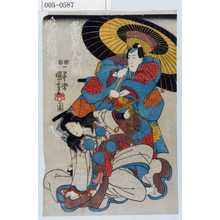 Utagawa Kuniyoshi: 「多田蔵人行綱」「鳴門の前の霊」 - Waseda University Theatre Museum