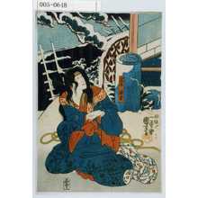 Utagawa Kuniyoshi: 「山名屋浦里」 - Waseda University Theatre Museum
