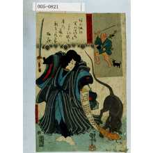 Utagawa Kuniyoshi: 「程芳流行大津絵」「清水冠者義高」 - Waseda University Theatre Museum