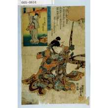 Utagawa Kuniyoshi: 「大日本六十余州之内 備前」「[]亀菊」 - Waseda University Theatre Museum