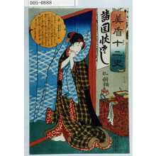 Utagawa Kuniyoshi, 歌川国芳 (国芳)による浮世絵「「美盾十二史」「未 白木屋おこま」」