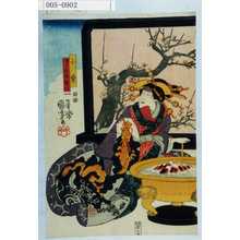 Utagawa Kuniyoshi: 「小紫実ハ白井権八」 - Waseda University Theatre Museum