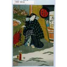 Utagawa Kunisada: 「小春十二月の内 初雪」 - Waseda University Theatre Museum