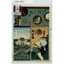 Utagawa Kunisada: 「江戸の花名勝会」「直助権兵衛 関三十郎」 - Waseda University Theatre Museum