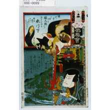Utagawa Kunisada: 「江戸の花名勝会」「犬村大角 市の川市蔵」 - Waseda University Theatre Museum
