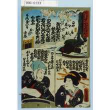 Utagawa Kunisada: 「いろは四十八文字冠☆一」「に」「ほ」「へ」 - Waseda University Theatre Museum