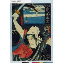 Utagawa Kunisada: 「東都高名会席尽」「絹川与右衛門」 - Waseda University Theatre Museum