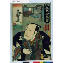 Utagawa Kunisada: 「東都高名会席尽」「由良之介」 - Waseda University Theatre Museum