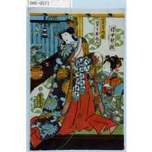 歌川国貞: 「侍女琴桂」「四方屋ノ内侍実☆おれん」 - 演劇博物館デジタル